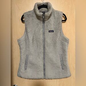 Patagonia Light Gray Fleece Vest